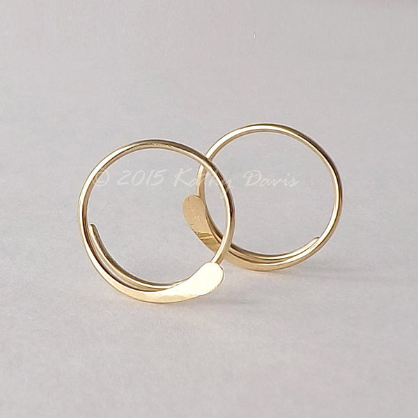 Earrings Solid Gold