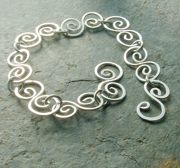 handmade silver chain