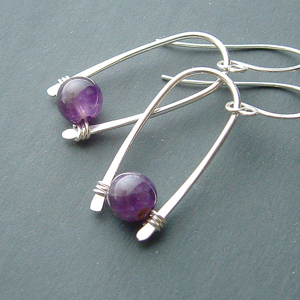 amethyst earrings