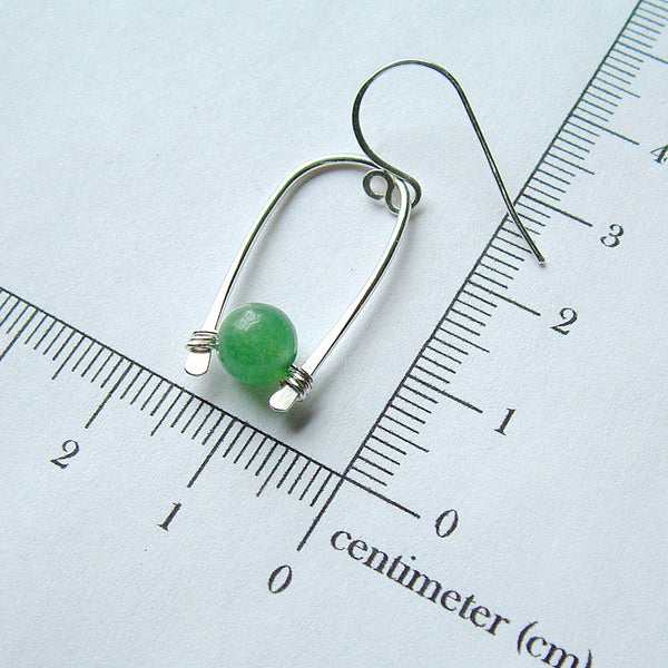 green earring measurement
