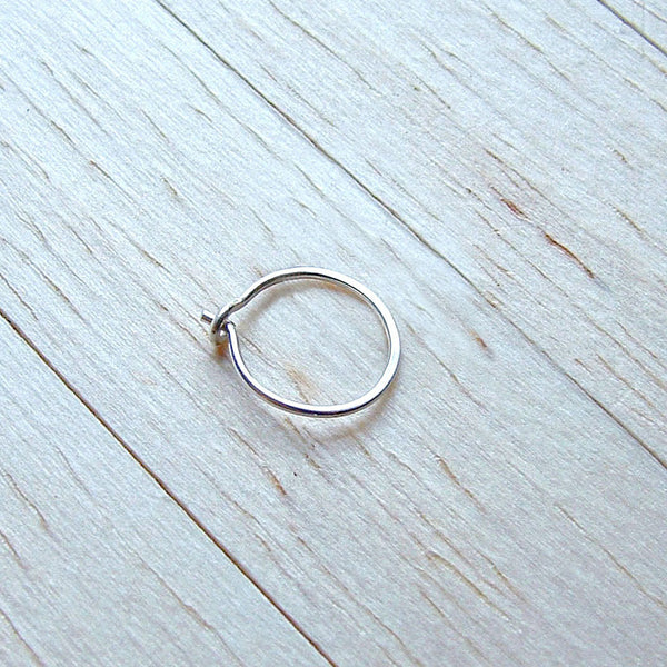 small hoop earring