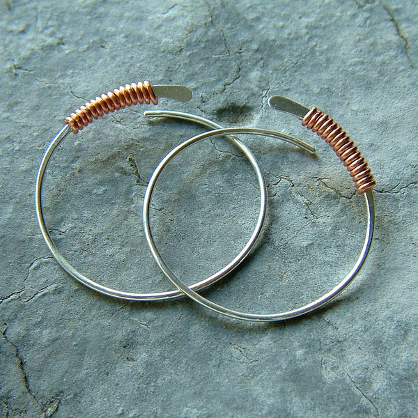 mixed metal hoops