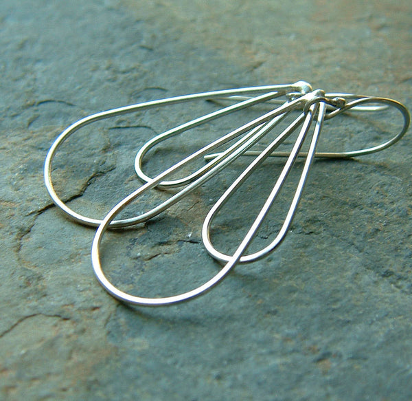 Long Loop Dangle Earrings
