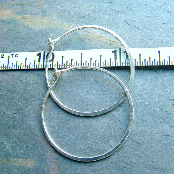 hoop earrings