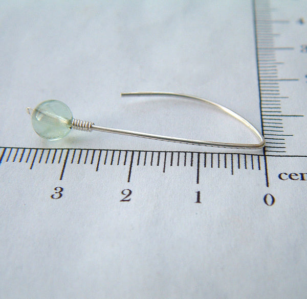 modern fluorite earrings