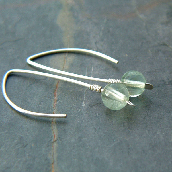 modern open hoop earrings