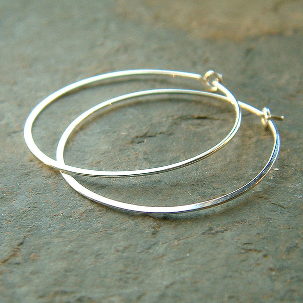 hoop earrings