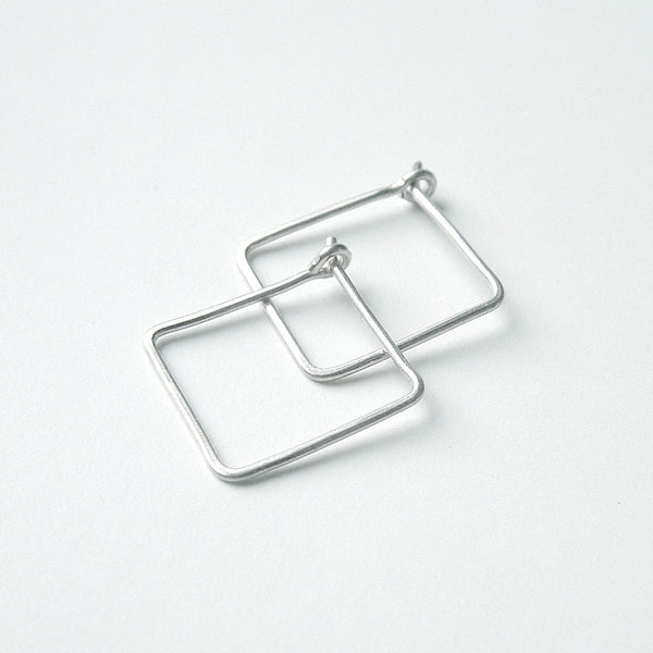 square hoop earrings