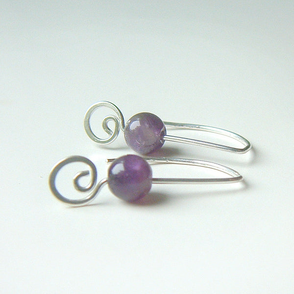 amethyst earrings