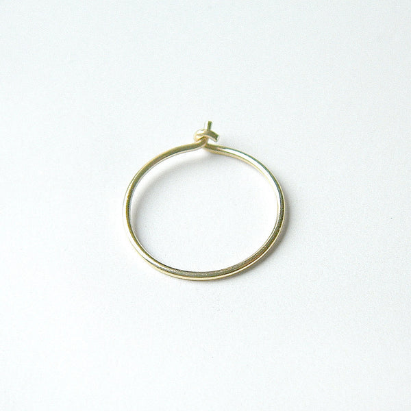14k gold hoop