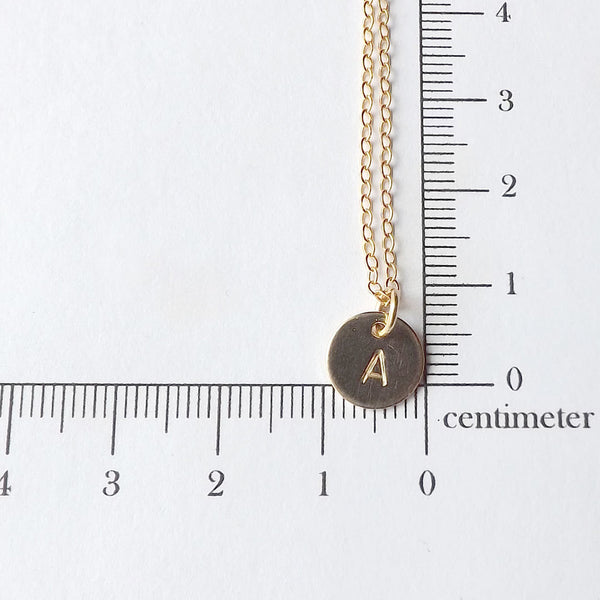 Gold Initial Necklace, Personalized for you