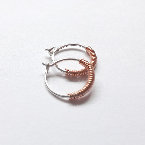 mixed metal hoops