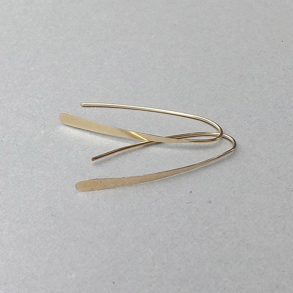 open hoop in gold