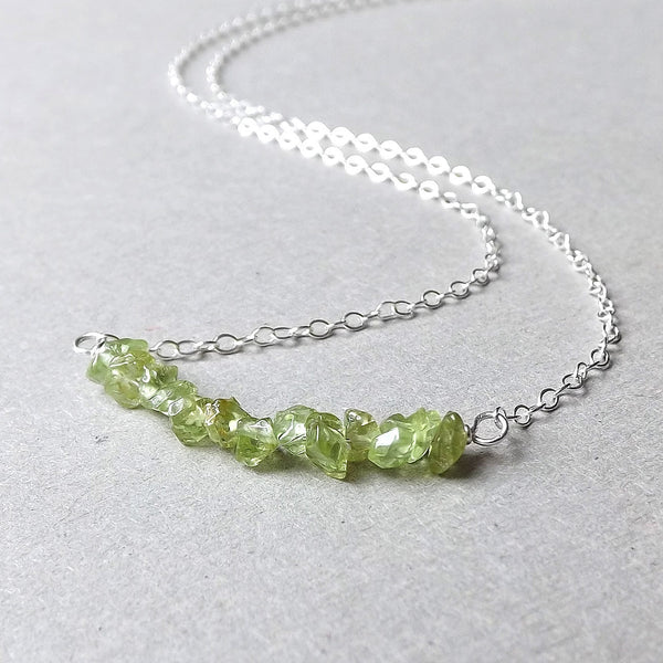 peridot necklace