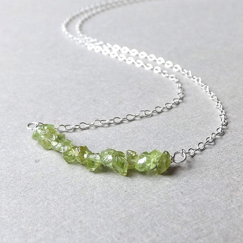 peridot necklace