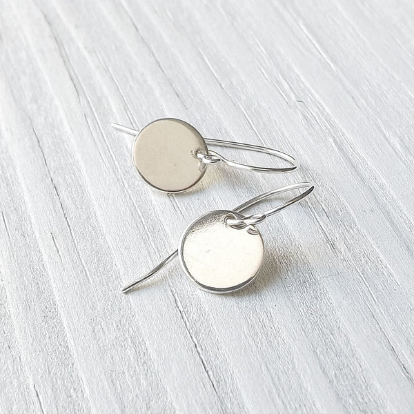 small disc earrings