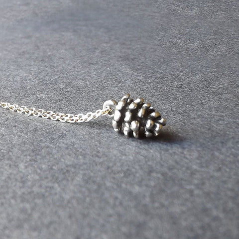 pinecone necklace