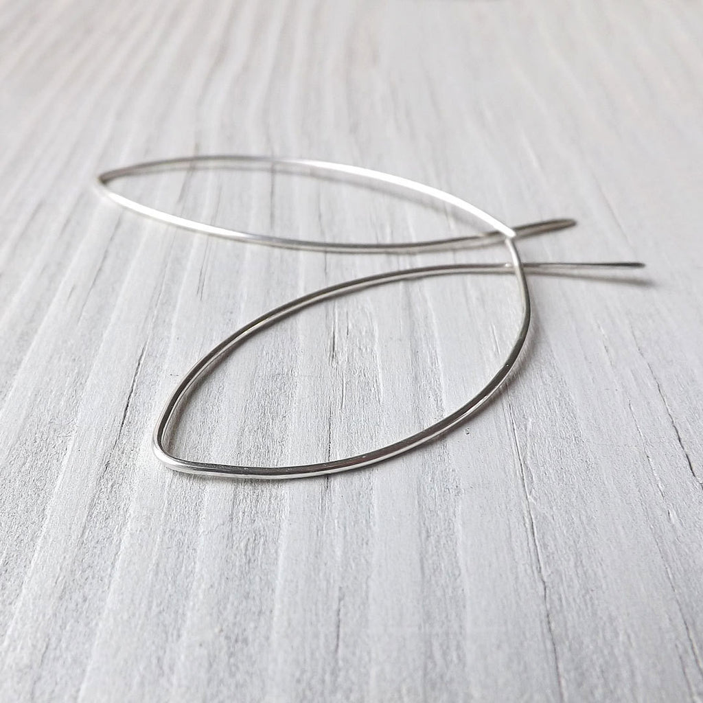 Large 2025 silver hoops