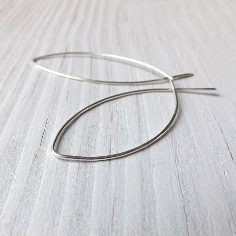 large silver hoops