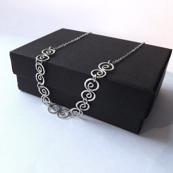 solid silver necklace