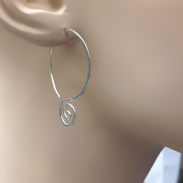 handmade hoop earring