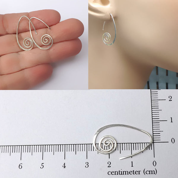 unfurled earring measurement