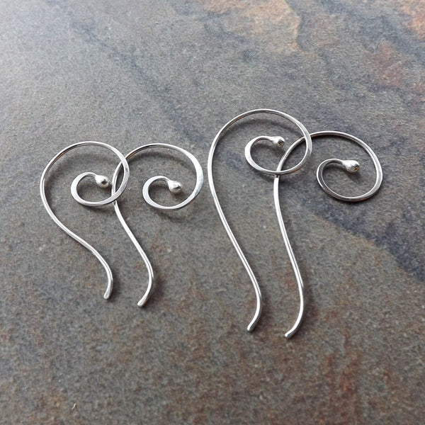 large or small coil earring