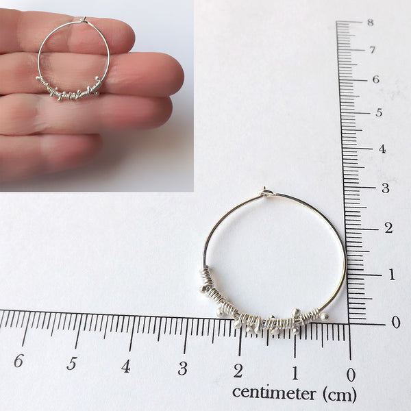 dewdrop hoop measurement