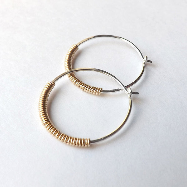 wire wrapped hoops