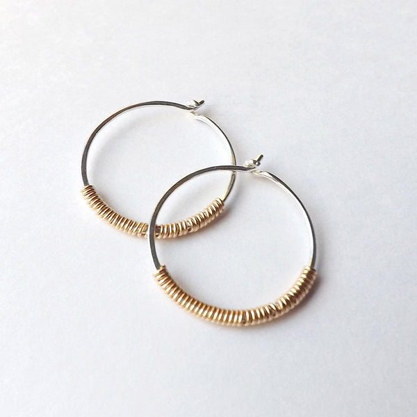 mixed metal hoops