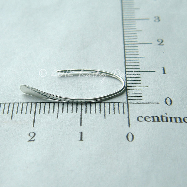 wishbone earring measurement