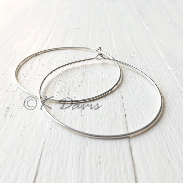 sterling silver hoops